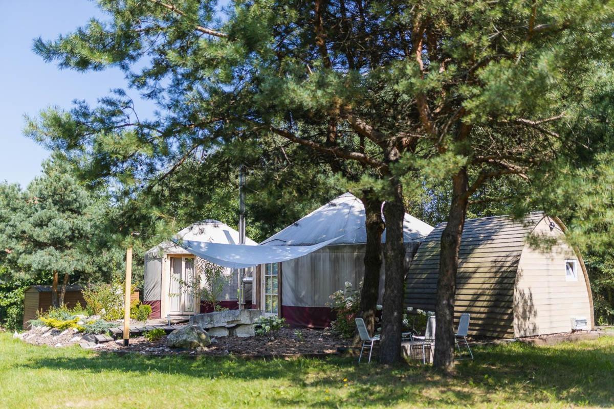 Villa Sokole Ranczo à Biskupice Kocurów Extérieur photo